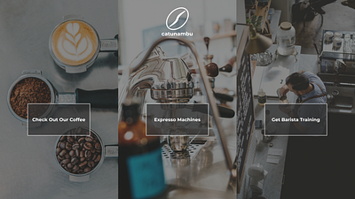 Coffee Website Design coffee ui website concept website design