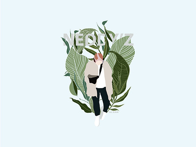 Leaves + Green animation branding design flat illustration illustrator minimal typography ui vector