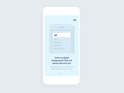 Smartlist – Walkthrough animation app design design grocery list illustration interaction intro login logo animation ui design walkthrough