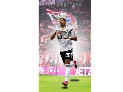 Serge Gnabry - 'The Chef' - Stiring Up Goals bayern munich bundesliga design football football art football club football design football edit football illustration footballer germany illustration james harden nba photoshop poster serge gnabry soccer soccer edit wallpaper