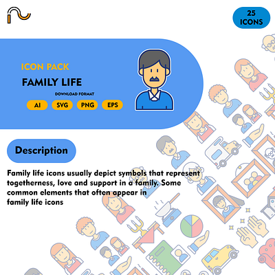 Family Life graphic design icon icondesign ui