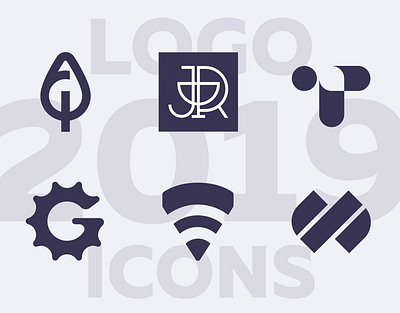 New logo collection 2019 2019 trend brand branding collection concept design graphic design icon identity logo negative space logo one color typography visual design