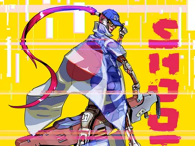 Gotta shoot'em all 2dart artwork characterdesign comic art comics conceptart cyberpunk illustration sci fi