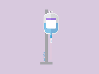 I for IV drip flat design graphic design illustration typographic design typography vector art