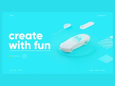 Minds Agency 3d design dribbble illustration isometric ui ux visualization web web design
