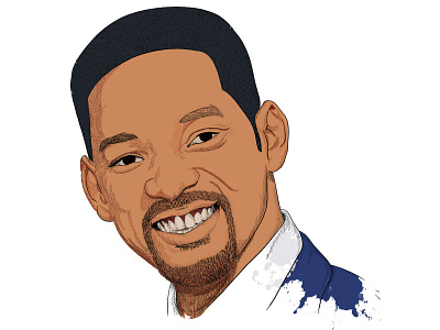 Happy B'day Will Smith birthday illustration portrait