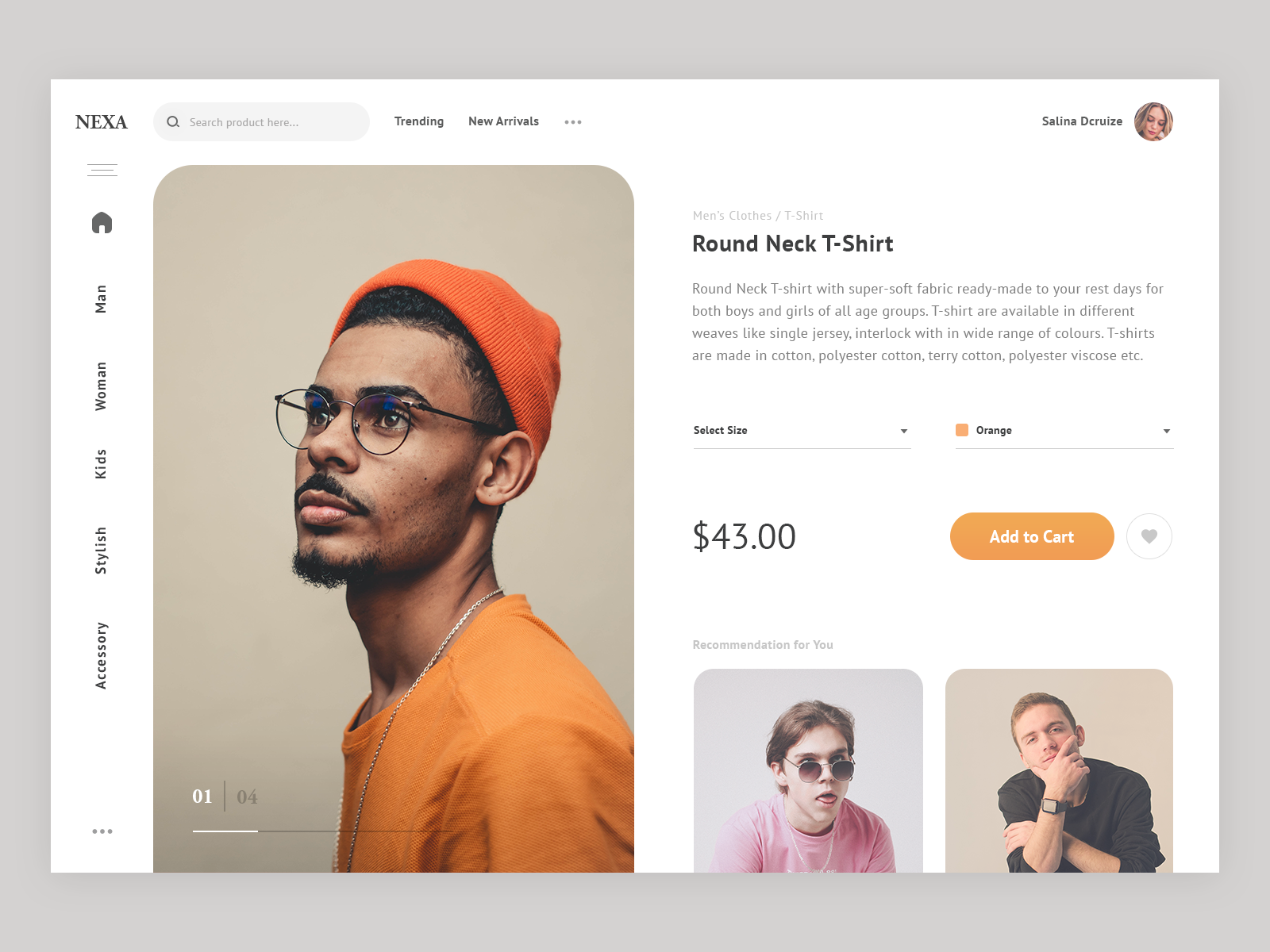 Example of Website UI/UX Desisgn