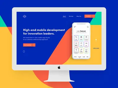Landing Page exploration app landing page landingpage mobile app website