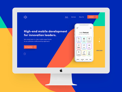 Landing Page exploration app landing page landingpage mobile app website