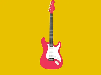 Electric - Guitar Notebook Set electric fender guitar illustration paper