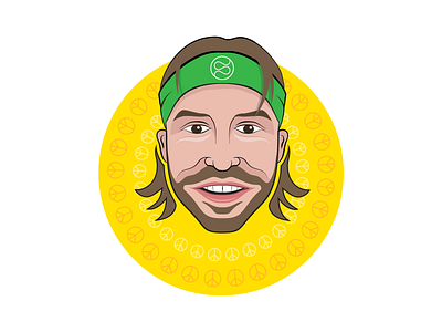 Self-portrait Illustration art avatar freelance hippie illustration self portrait sofia vector vectorart