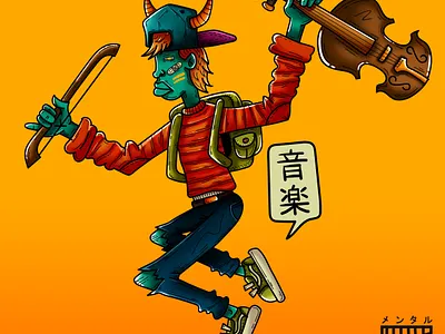 The musician character character design illustraion illustration art illustrator