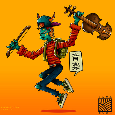 The musician character character design illustraion illustration art illustrator