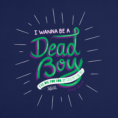 Dead Boys Lettering design handdrawnlettering handdrawntype handlettering handletters handmade illustration letras letrasdibujadas letter lettering lettering art lettering artist punk t shirt