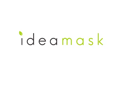 LOGOTYPE FOR THE COMPANY PRODUCING ELEGANT AND ECO FACE-MASKS. branding design flat illustration illustrator logo minimal typography ui vector