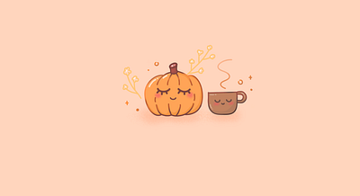 Hello Autumn :) autumn fall illustration pumpkin