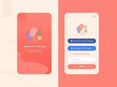 app preview art branding colors design identity illustration mobile app preview ui vector visual design work in progress