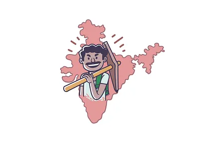 indian farmer explainer farmer illustraion india indian product vedio