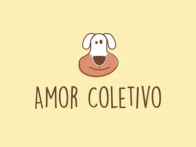 Amor Coletivo / Collective Love design design app design art dog dog illustration dogs flat graphicdesign icon logo logo design logotype ong vector vectorart