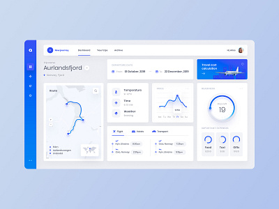 Travel planner app concept dashboad design graph graphic illustration o2d outline2design outline2design o2d concept statistic stats travel travel app ui ux webdesign