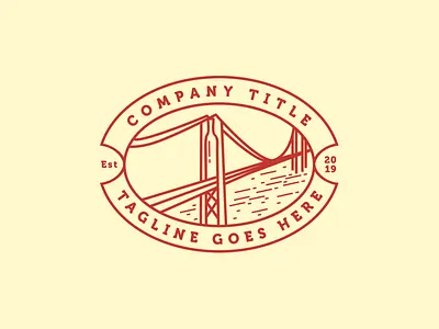 Brewing Bridge beer bottle brew bridge buy cream design established idea liquor negativespace red sale type typography