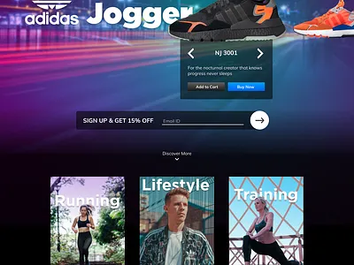 Adidas India Redesigned adidas before and after desktop ecommerce figma improvement landing page design redesign ux design ux exercise website website concept
