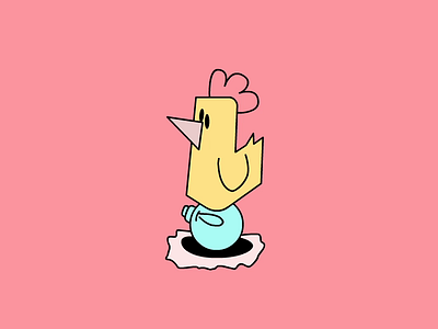 Hatching an Idea aftereffects animate animation character characterdesign chicken design focuslab idea ideas illustration ueno vector