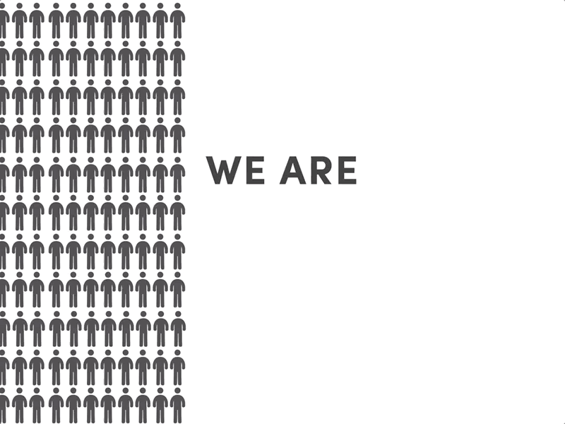 Employee's Statistic asl committed company company branding deaf motion graphic numbers people signers