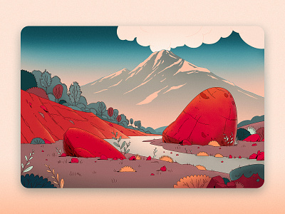 Landscapes Collection #7 color concept art digital illustration landscape painting photoshop