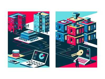 Poster Series B app design district north design http:www.districtnorthdesign.com illustration new hampshire ui vector