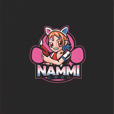 nammi cwan badge brand branding char esport esportlogo games logo graphic identity logo mascot vector