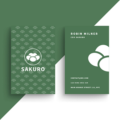 Business Card Japanese company bussines card creative creativity design designer japan japanese logo logo design logodesigner lotus modern sakura