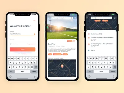 Hapz Mobile App app mobile app product design ui ux