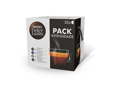 Pack Intensidade coffee design graphic design j.tito gouveia jtitogouveia nescafé nescafé dolce gusto nestle packaging