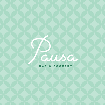 Pausa Logo Concept branding design graphic graphic design illustration lettering logo restaurant script typography