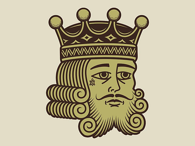 Golf King cards golf illustration king king of diamonds playing cards vector vector illustration