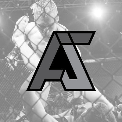 PROFESSIONAL MMA FIGHTER AJ FLETCHER - Logo Design branding design flat icon logo louisiana mixed martial arts mma vector