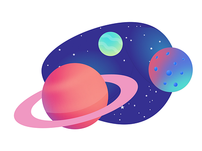 100 Days of Vector - Day 3 Space space