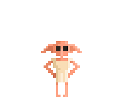 Dobby character doctor fan art harry potter movie pixel pixel art pixel heroes