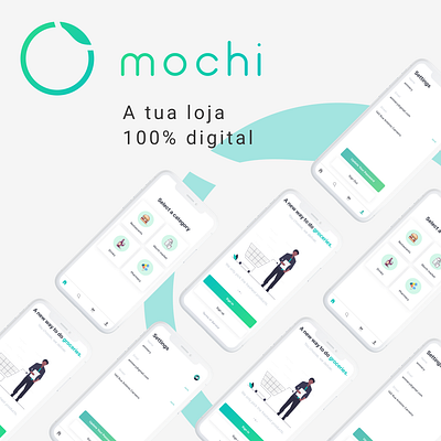 Mochi app concept app branding concept design digital ios logo mochi uidesign