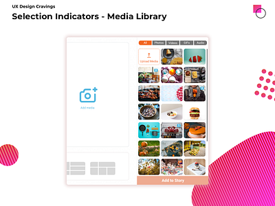 Selection Indicators design indicator selection ui ux