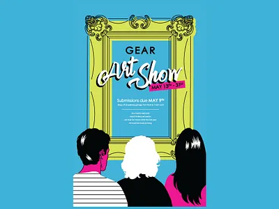 GEAR Art Show_01 art show frame look