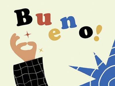 Bueno! design flat illustration illustrator photoshop vector