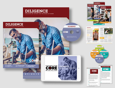 Character Core Print & Digital Products articles brand identity branding character coaching materials design designer digital design dvd label interviews layout layout and design magazine poster print design product set suite training videography