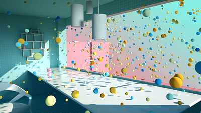 Afternoon art art direction c4d cg dailyrender design designs geometrical illustration motion animation motion graphic octanerender