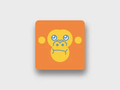 Weekly Warmup: Monkey Icon art design icon icon a day icon artwork icon design illustration logo monkey logo vector warmup weekly warm up