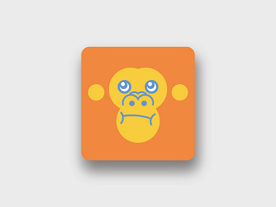 Weekly Warmup: Monkey Icon art design icon icon a day icon artwork icon design illustration logo monkey logo vector warmup weekly warm up