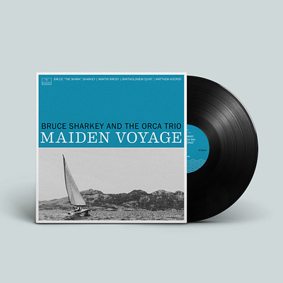 Maiden Voyage album cover cover design design fictional jazz vintage