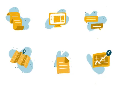 Random icons for fun illustration icons