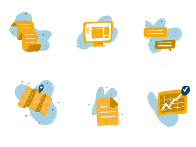 Random icons for fun illustration icons